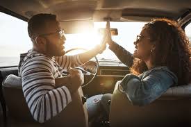 couple at car insurance